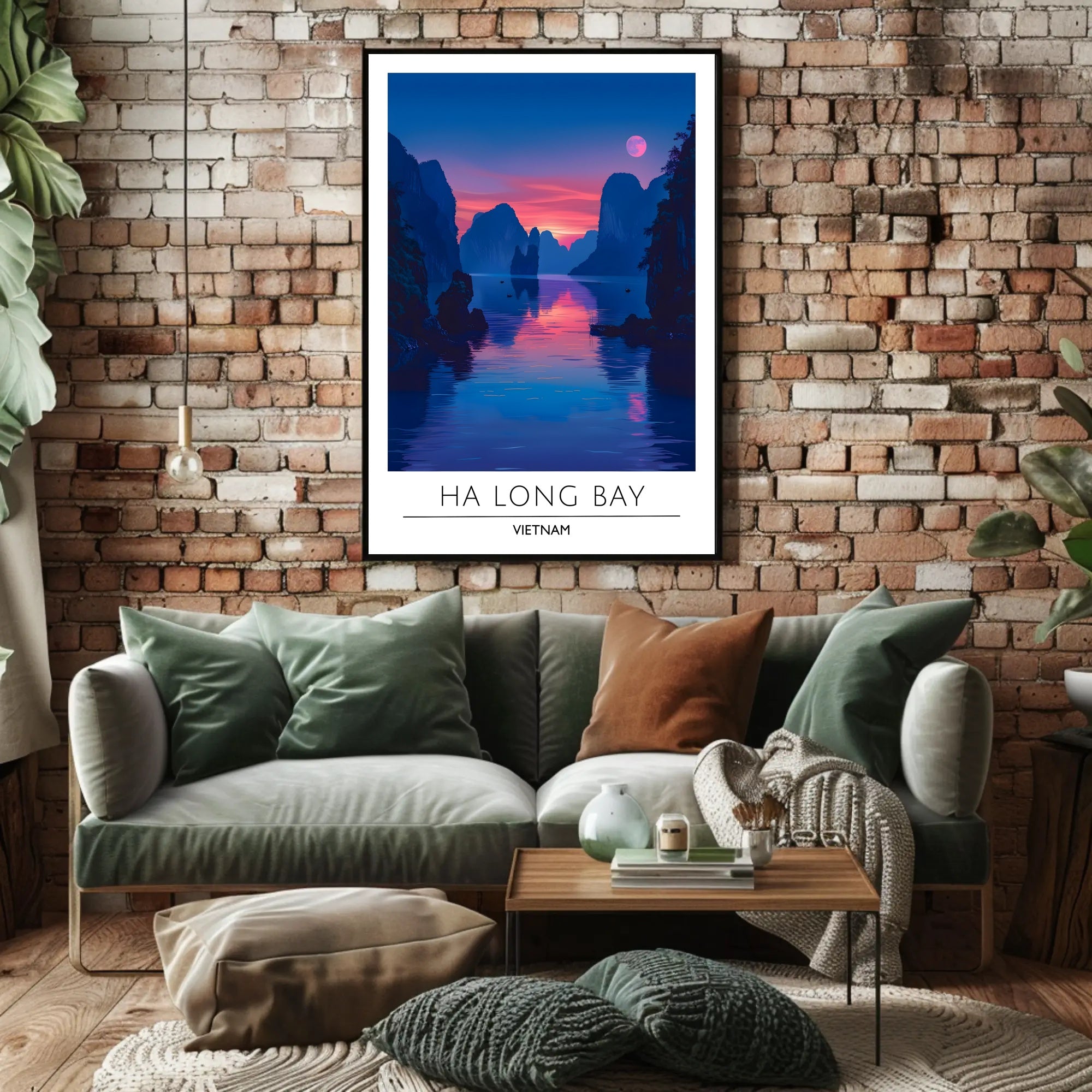 Scenic Ha Long Bay Travel Poster