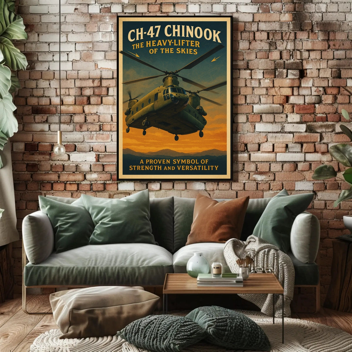 CH-47 Chinook Heavy-Lifter of the Skies Poster