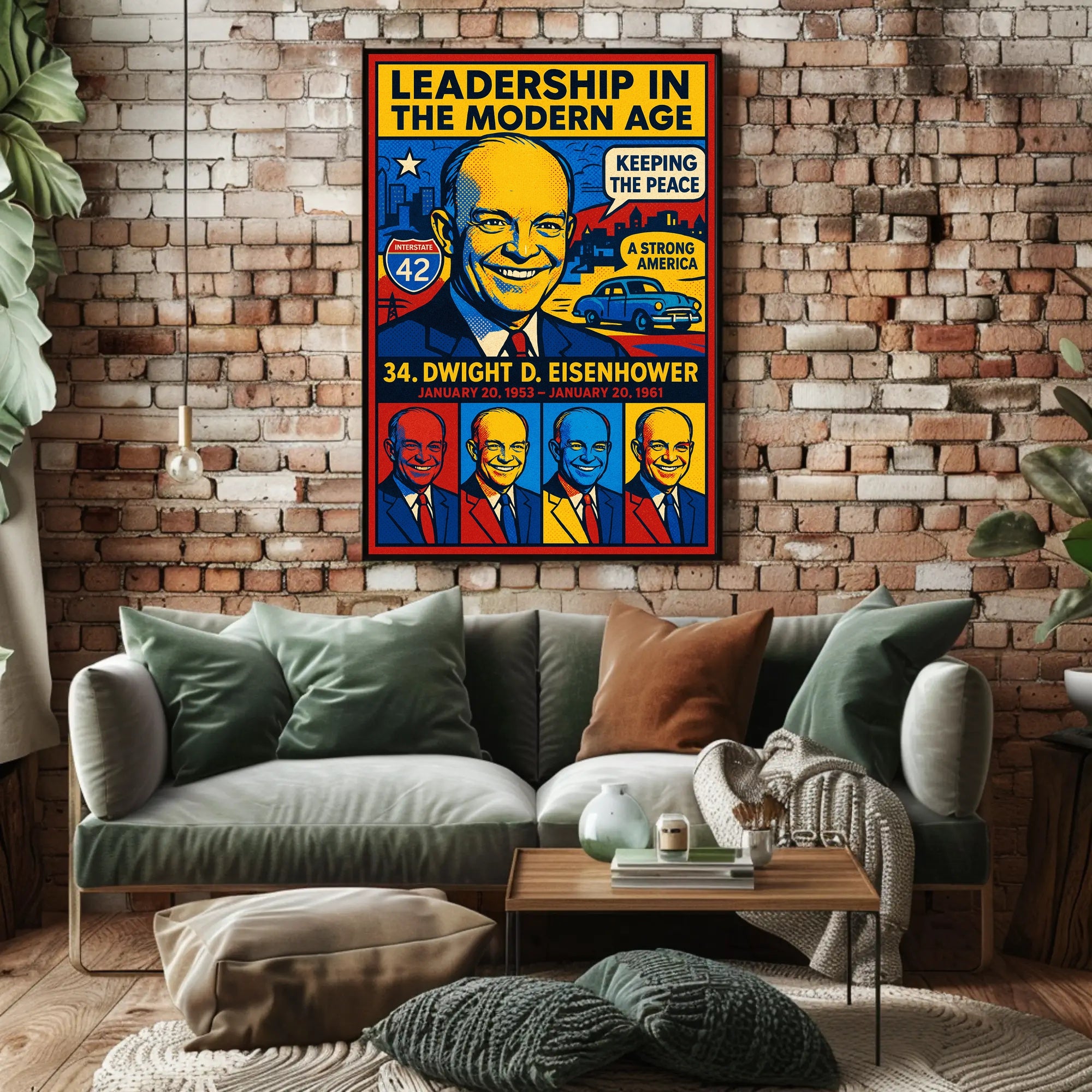 Dwight D. Eisenhower 34th President Poster PosterGoat
