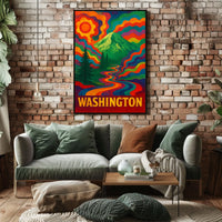 Vibrant Washington Landscape Poster