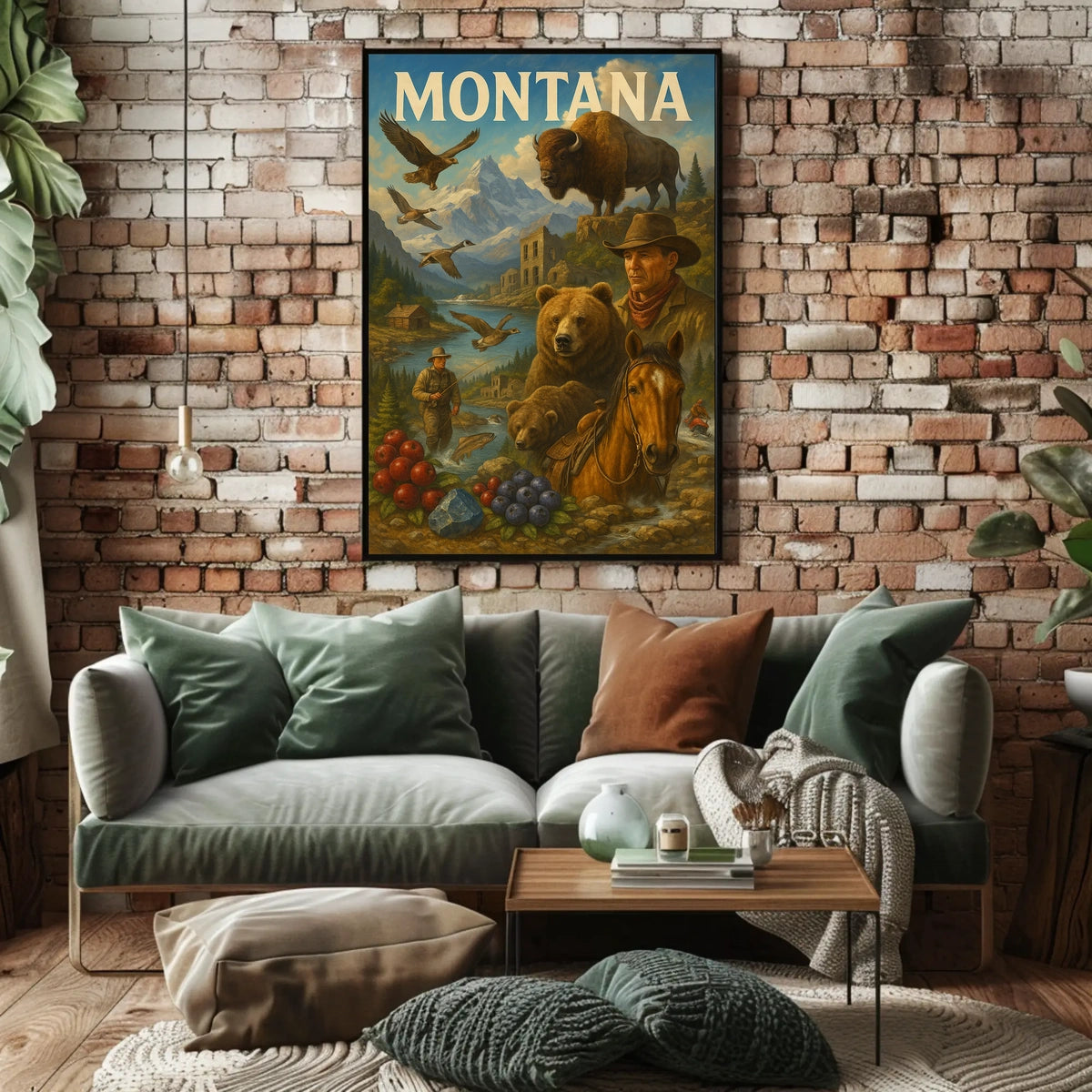 Montana Wilderness Poster
