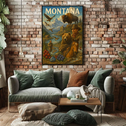 Montana Wilderness Poster