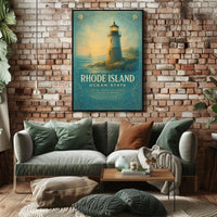 Rhode Island Ocean State Poster