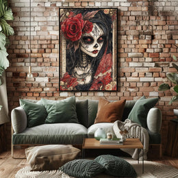 Day Of The Dead Elegance Poster