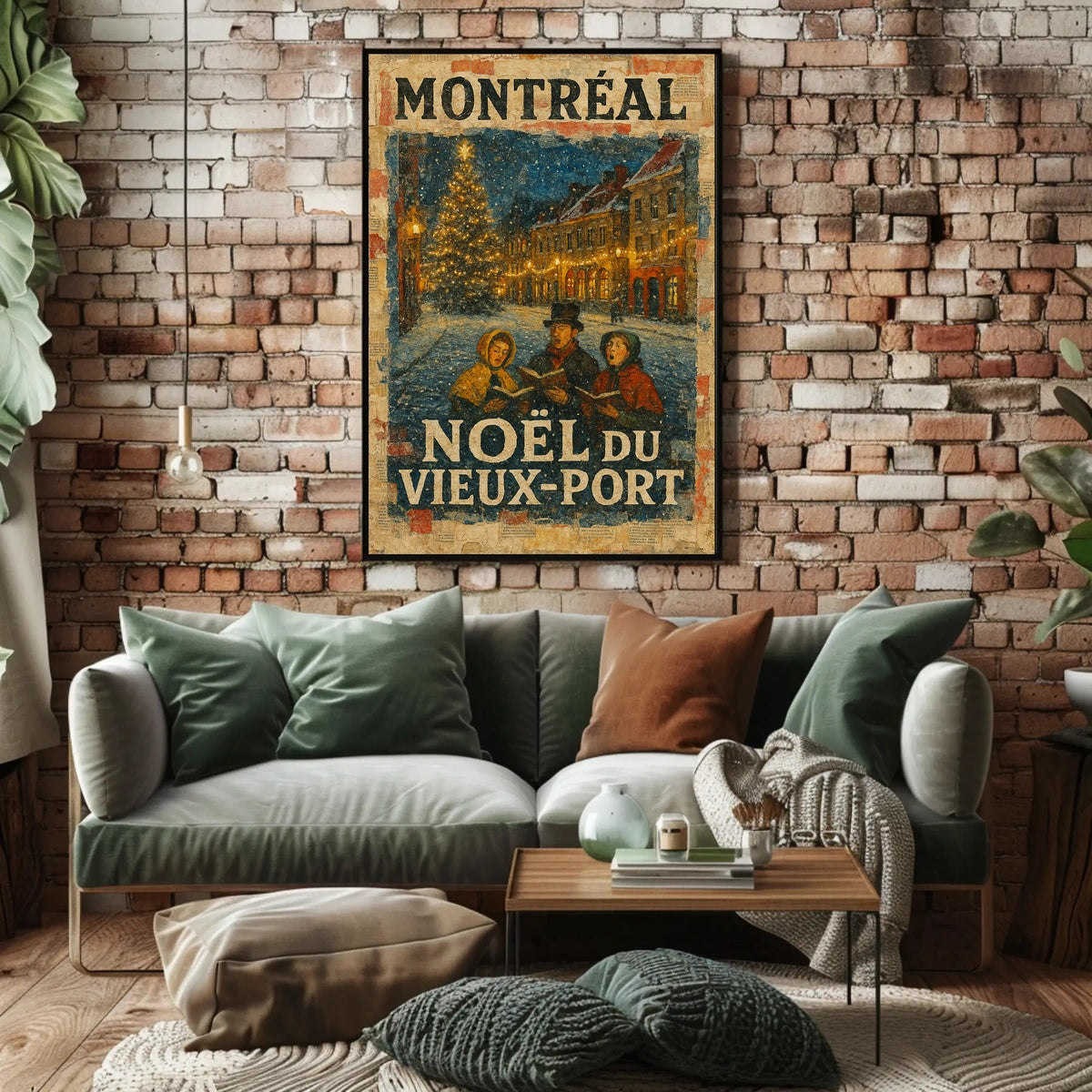 Noël Du Vieux-Port Montréal Poster