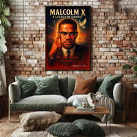 Malcolm X A Legacy of Change Poster PosterGoat