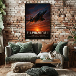 F-4 Phantom II Legend of the Skies Poster PosterGoat