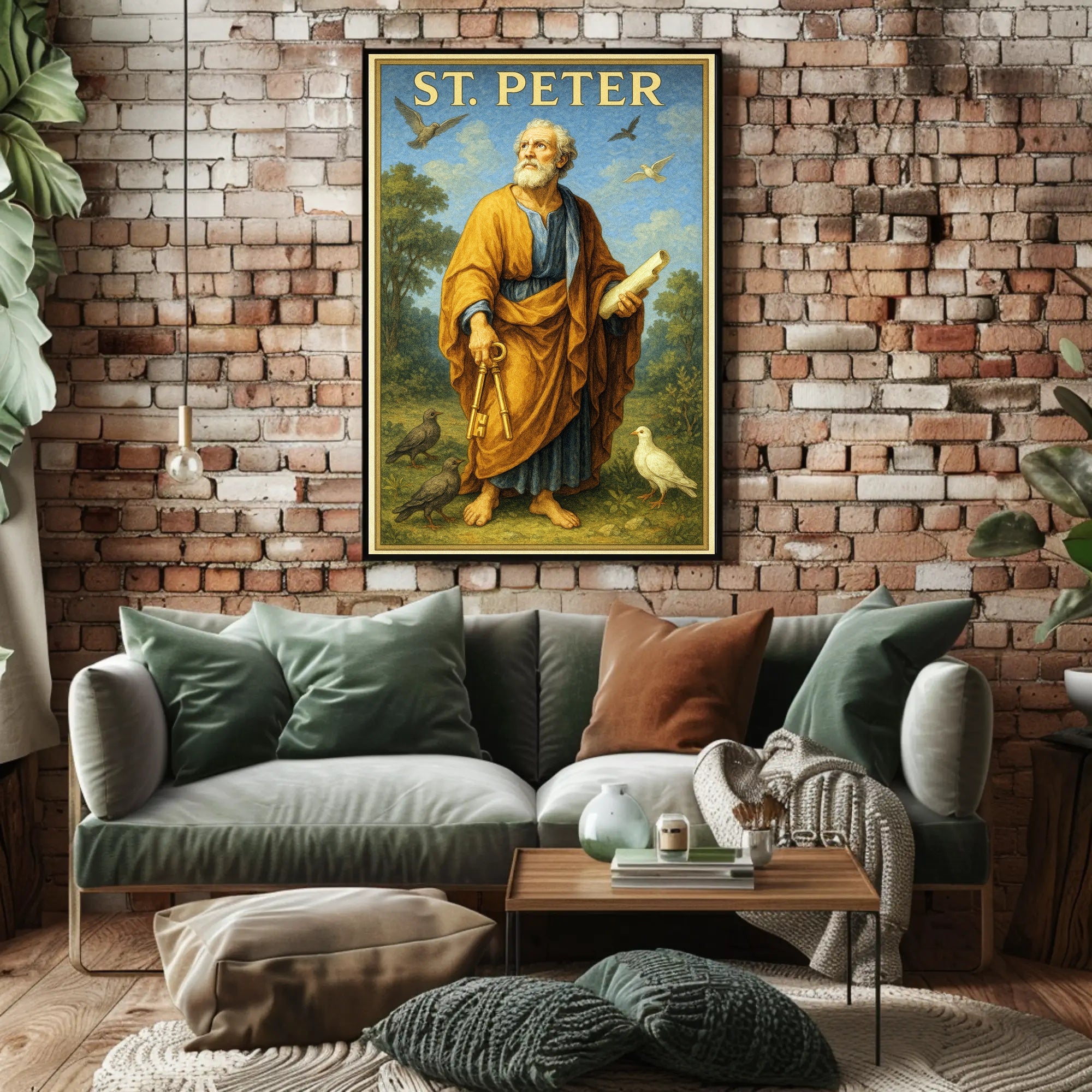 St. Peter - Keeper of the Keys Poster PosterGoat