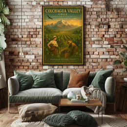 Colchagua Valley Discover the Vineyards Serenity Poster