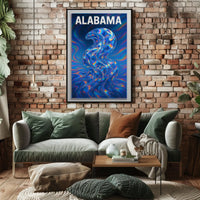 Alabama Waves Poster