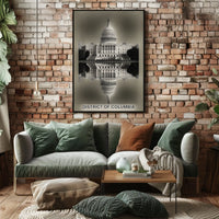 Capitol Reflection District of Columbia Poster