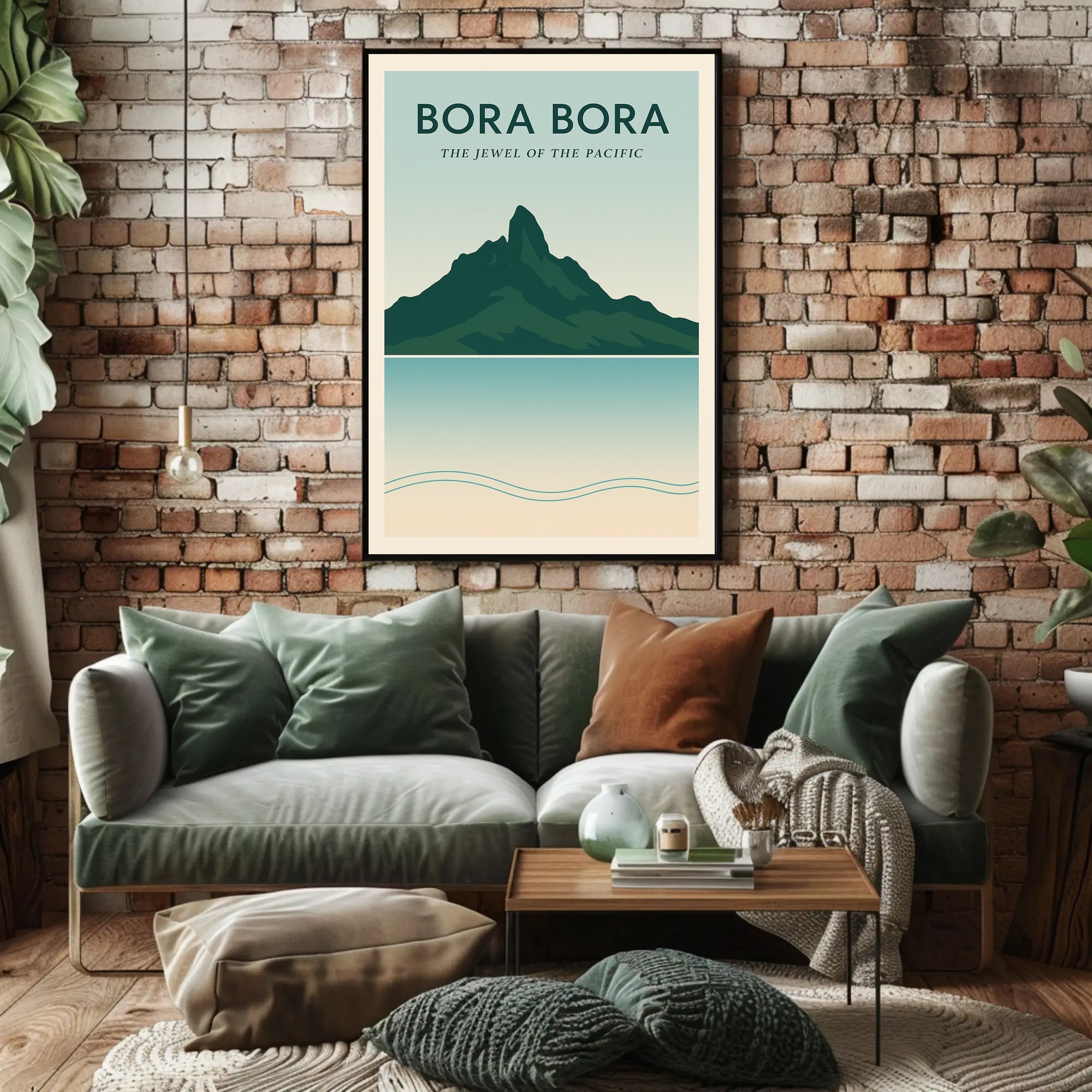 Bora Bora Vintage Travel Poster Masterpiece PosterGoat