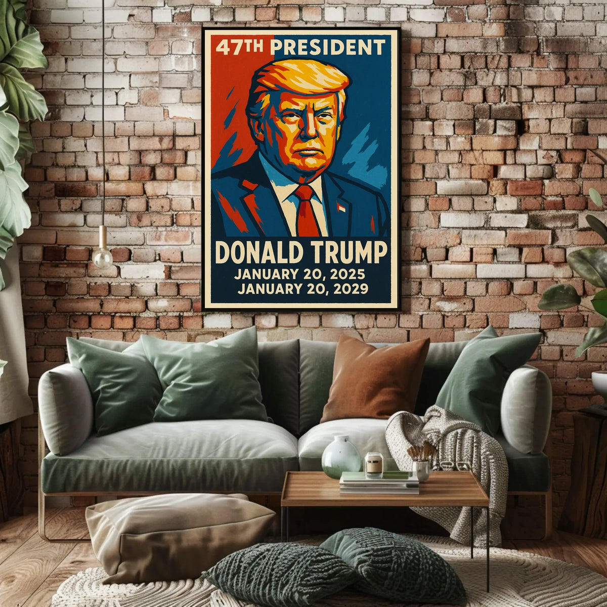 Visionary Trump American Spirit Pop Art Poster