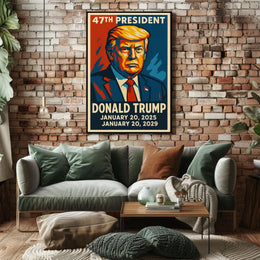 Visionary Trump American Spirit Pop Art Poster