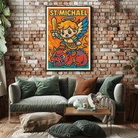 St. Michael The Mighty Protector Poster
