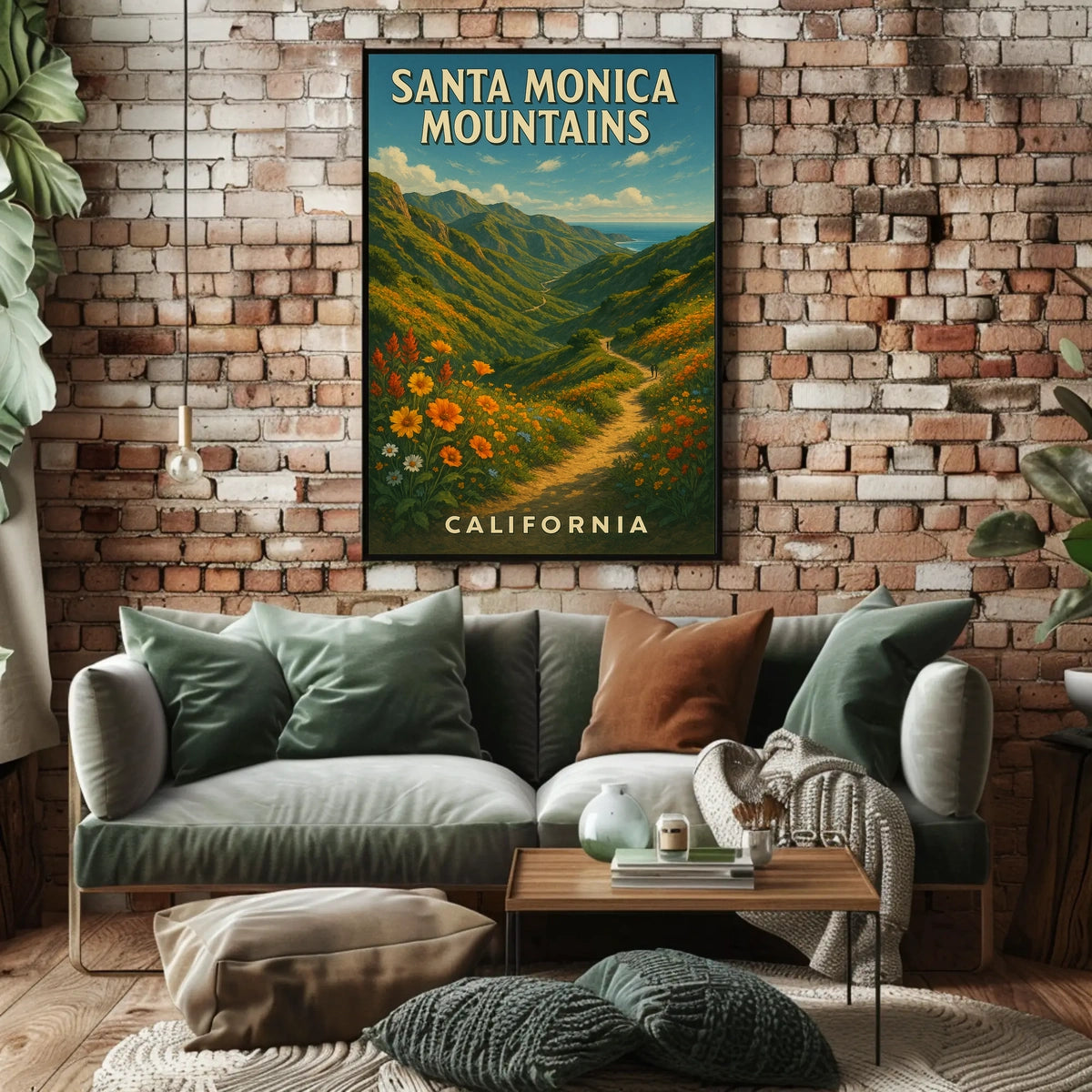 Santa Monica Mountains Poster