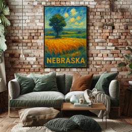 Nebraska Landscape Poster