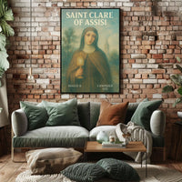 Saint Clare Of Assisi Poster