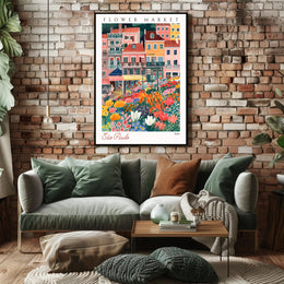 São Paulo Flower Market 2024 Poster PosterGoat