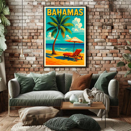 Bahamas Beach Paradise Poster