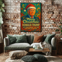 Christmas Spirit Celebration Artistic Impressionism Artistic or Pop Culture Poster