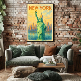 New York The Statue of Liberty Poster