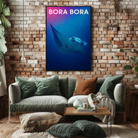 Bora Bora Underwater Adventure Poster