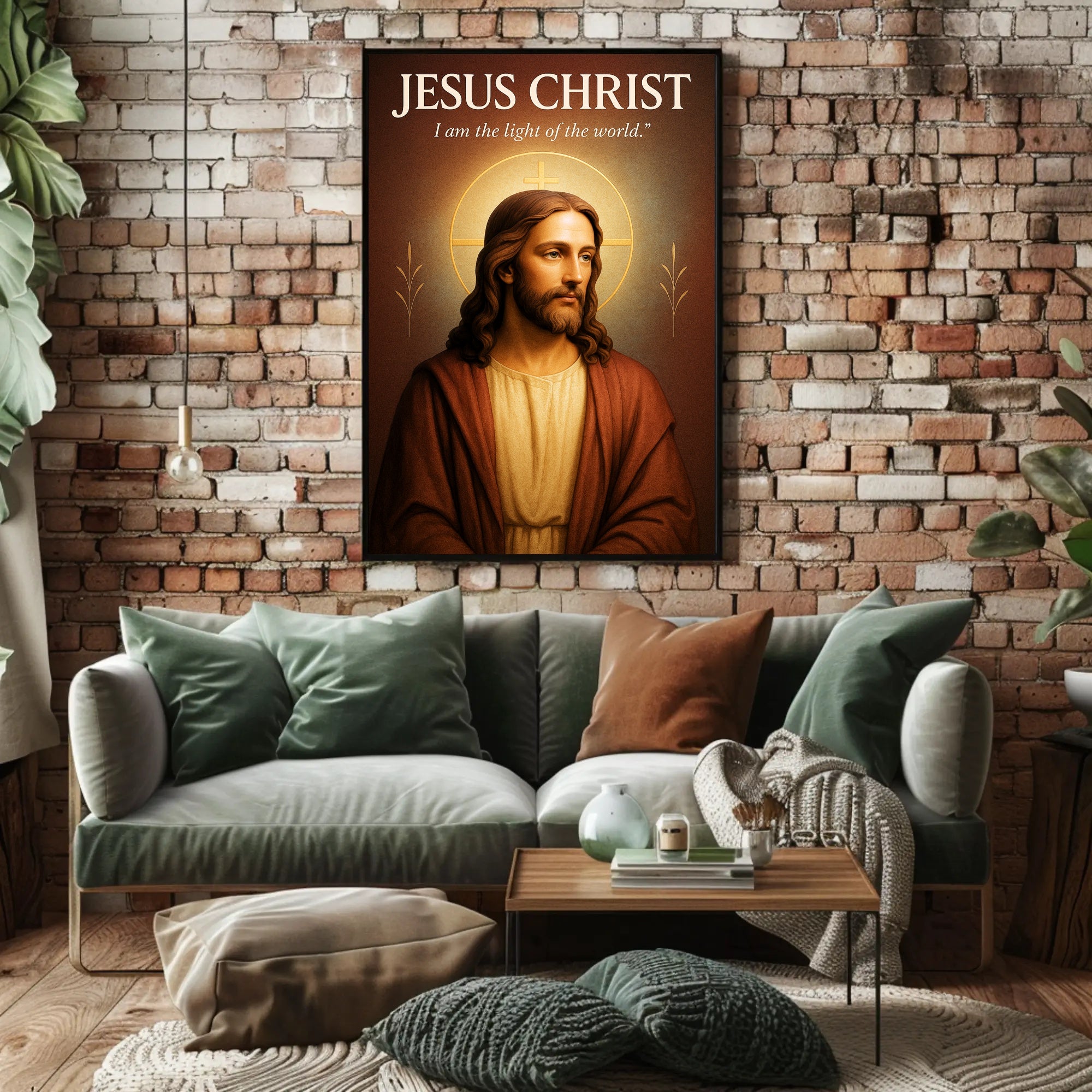 Jesus Christ  I am the Light of the World Poster PosterGoat