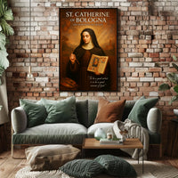 St. Catherine of Bologna The Patroness of Artists Poster