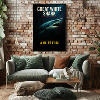 Great White Shark The Oceans Predator Poster PosterGoat