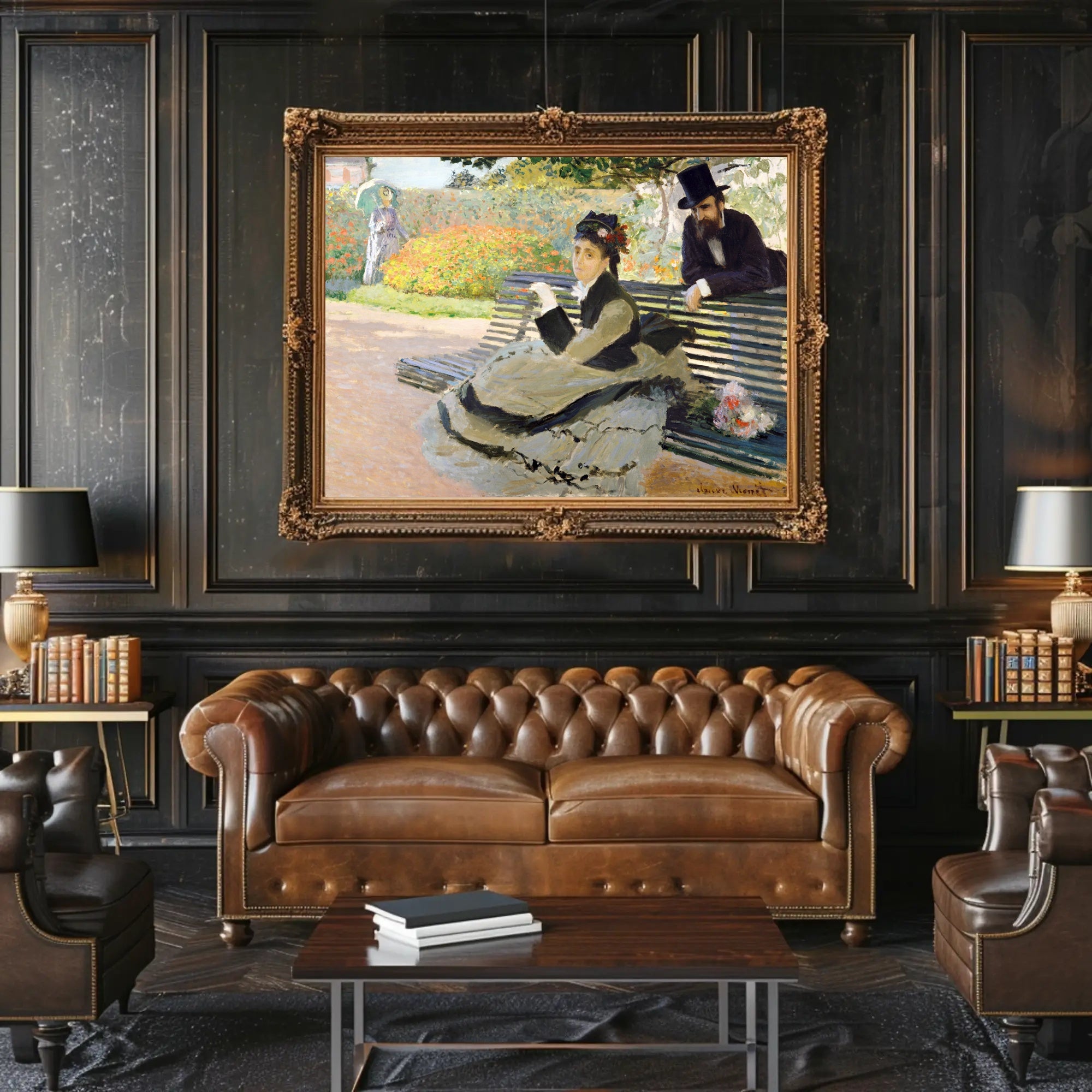 Afternoon in the Garden Poster