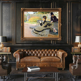 Afternoon in the Garden Poster