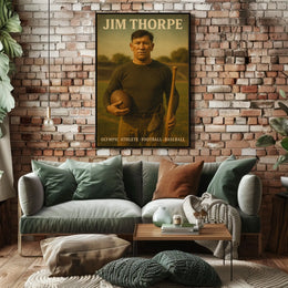Jim Thorpe Olympic Athlete Poster