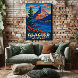 Glacier National Park Montana Poster