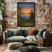 Discover Lake Charlevoix Travel Poster