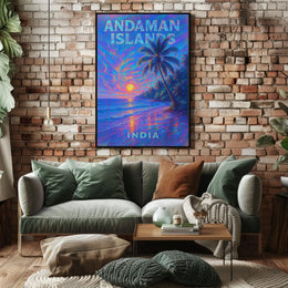 Andaman Islands Sunset Poster