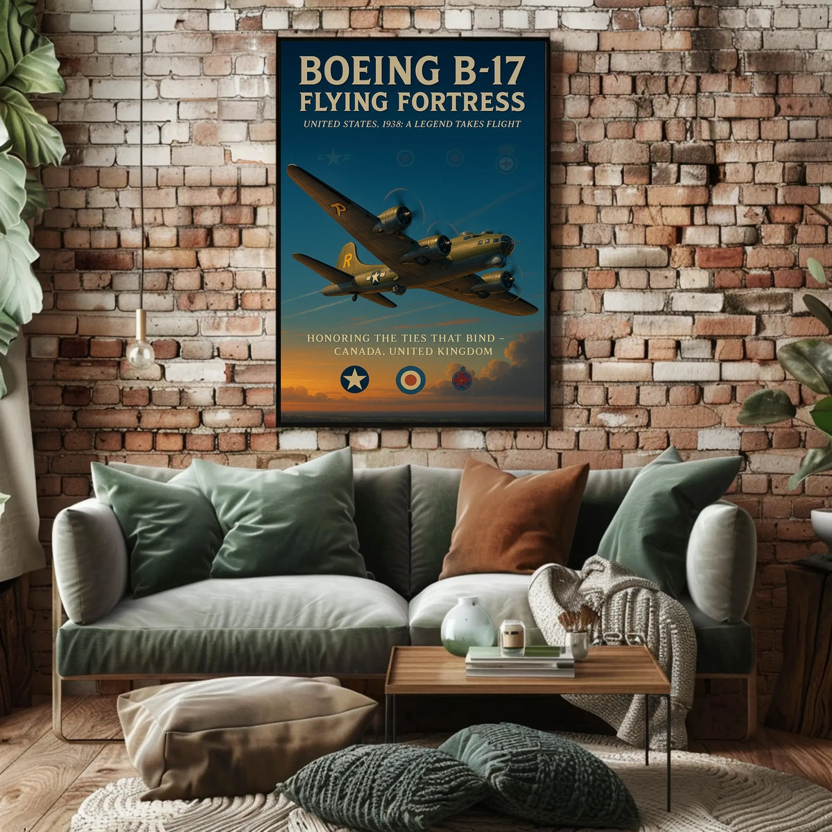 Boeing B-17 Flying Fortress Poster