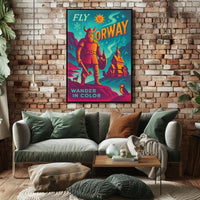Explore Norway Wander in Color Poster