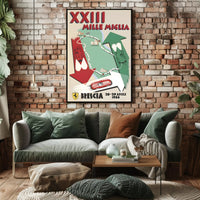 XXIII Mille Miglia Race Poster