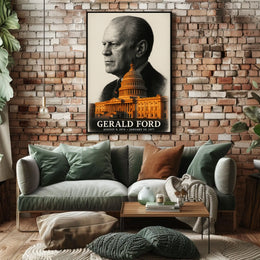 Gerald Ford 38th President of the United States Reflections Poster