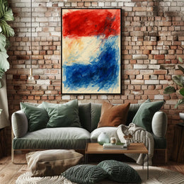 Abstract Tricolor Expression Abstract Poster