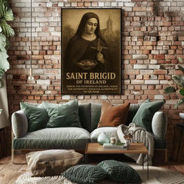 Saint Brigid Of Ireland Poster