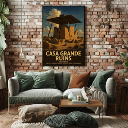 Casa Grande Ruins Poster