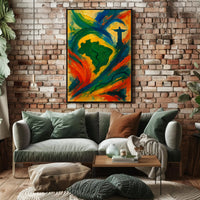 Vibrant Brazil Poster