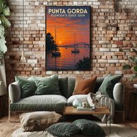 Punta Gorda FloridaS Gulf Gem Poster