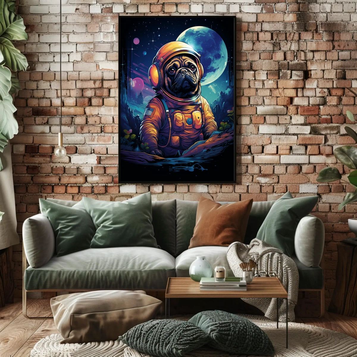 Cosmic Canine Adventure Poster