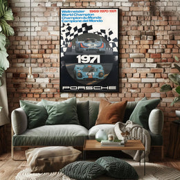 Porsche Racing Champions 1969-1971 Poster