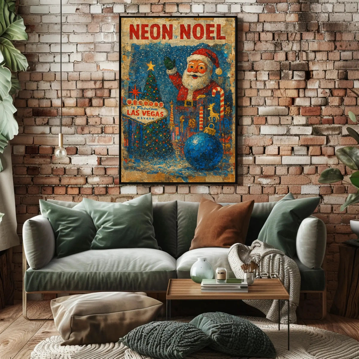 Neon Noel In Las Vegas Poster