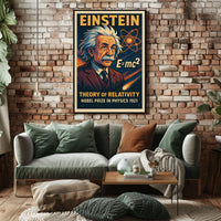 Albert Einstein Nobel Prize In Physics Poster