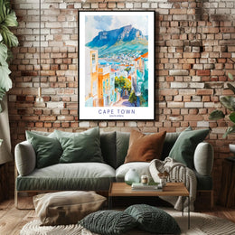 Scenic View of Cape Town Poster PosterGoat